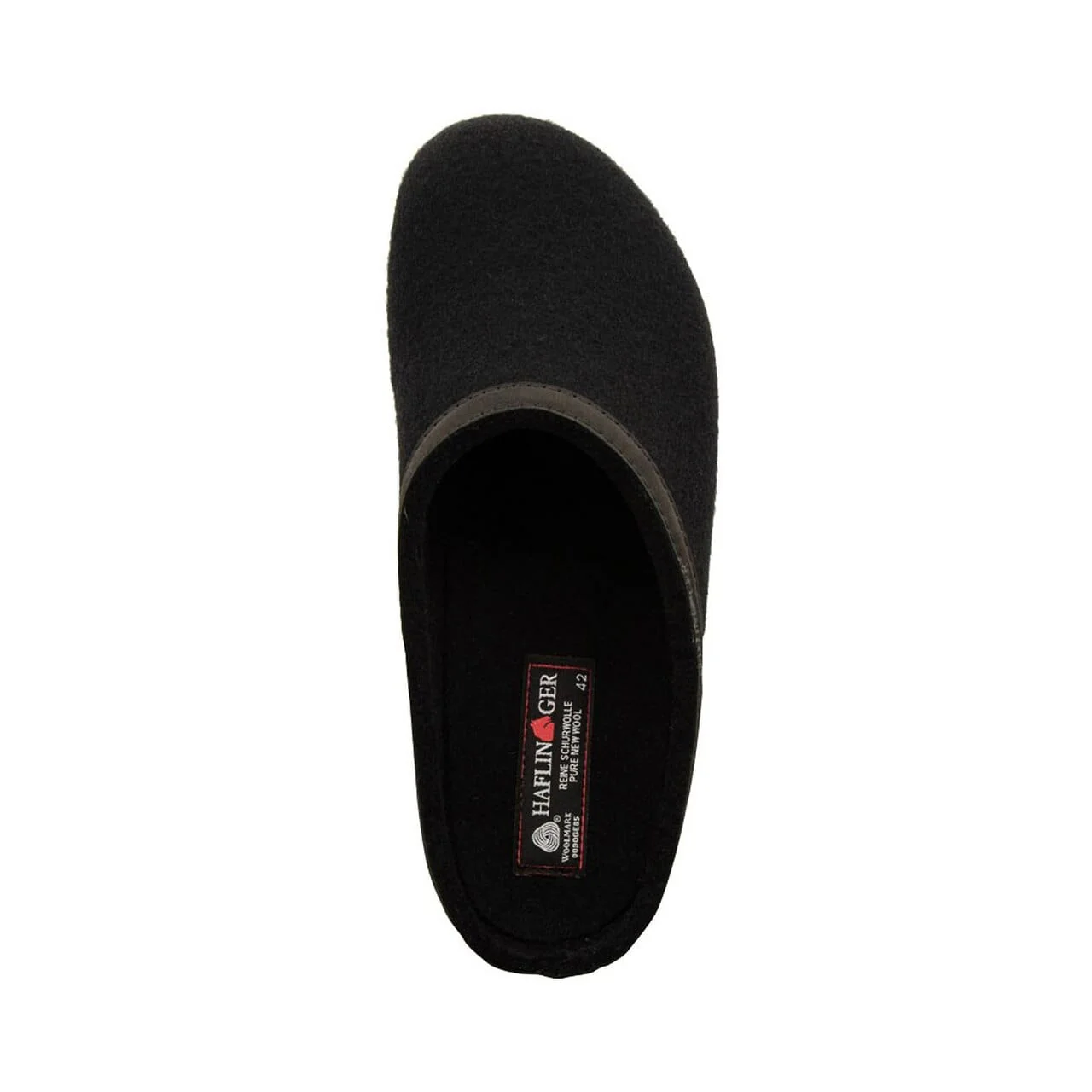 Haflinger Unisex Grizzly Slipper GZL45- Black - Image 5