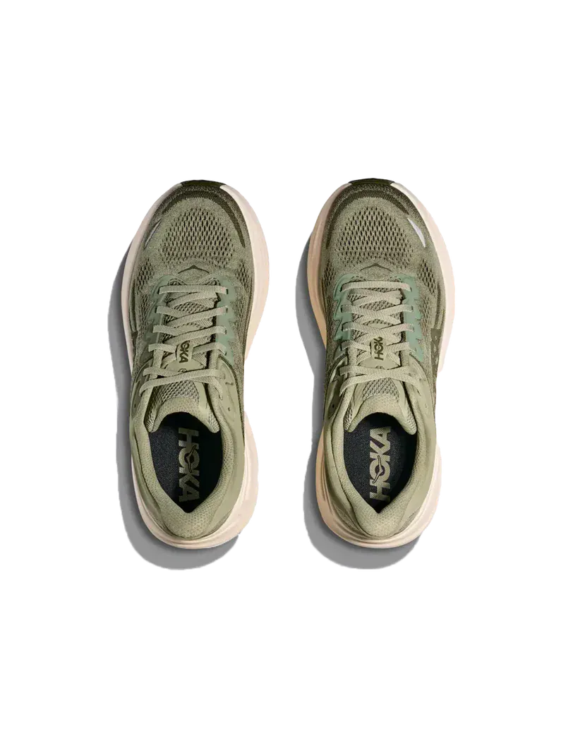 Hoka Men's Bondi 9 Running Shoes- Sea Moss/ Eucalyptus - Image 3