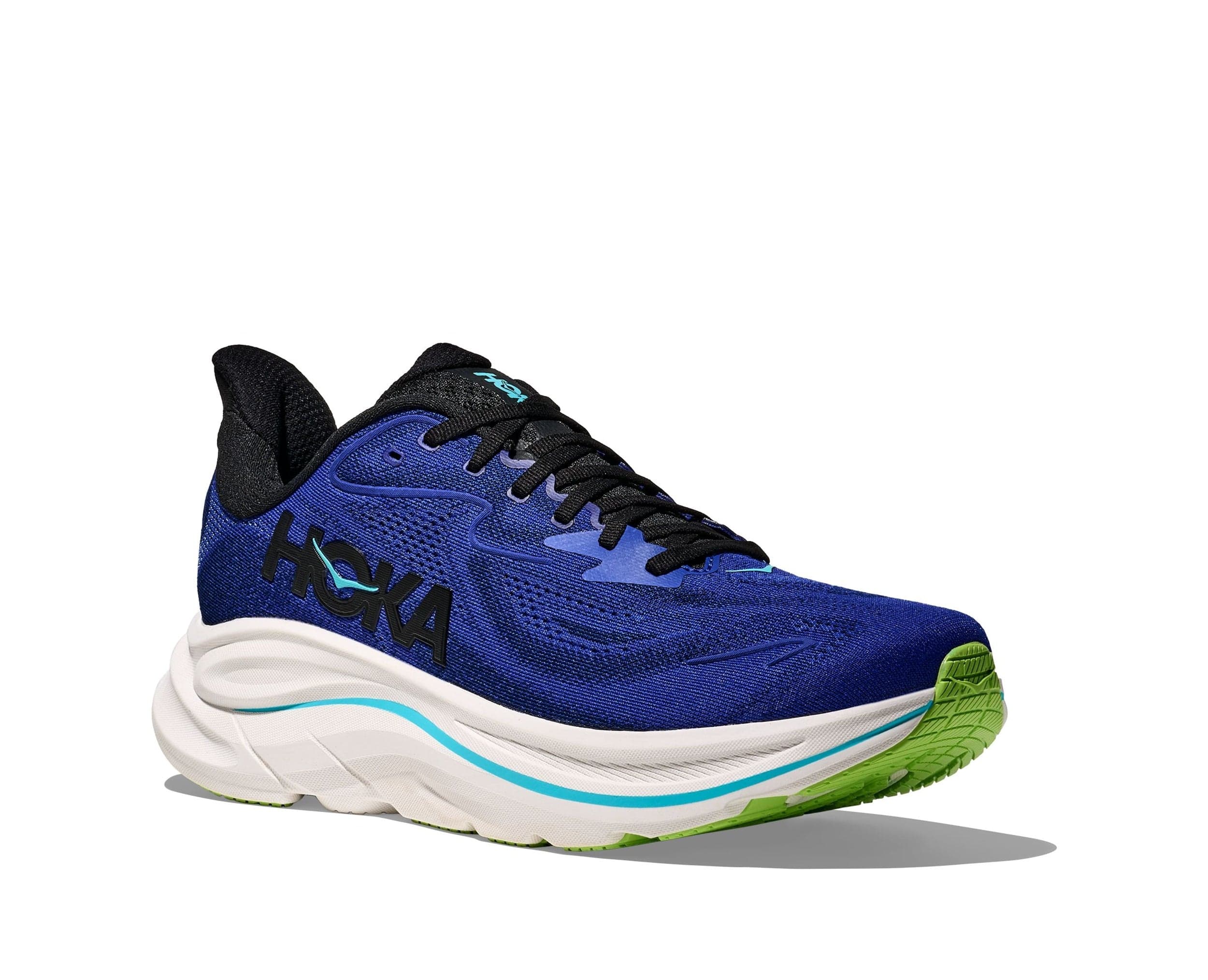 Hoka Men's Clifton 10 Running Shoes- Night Sky/ Midnight Blue - Image 2