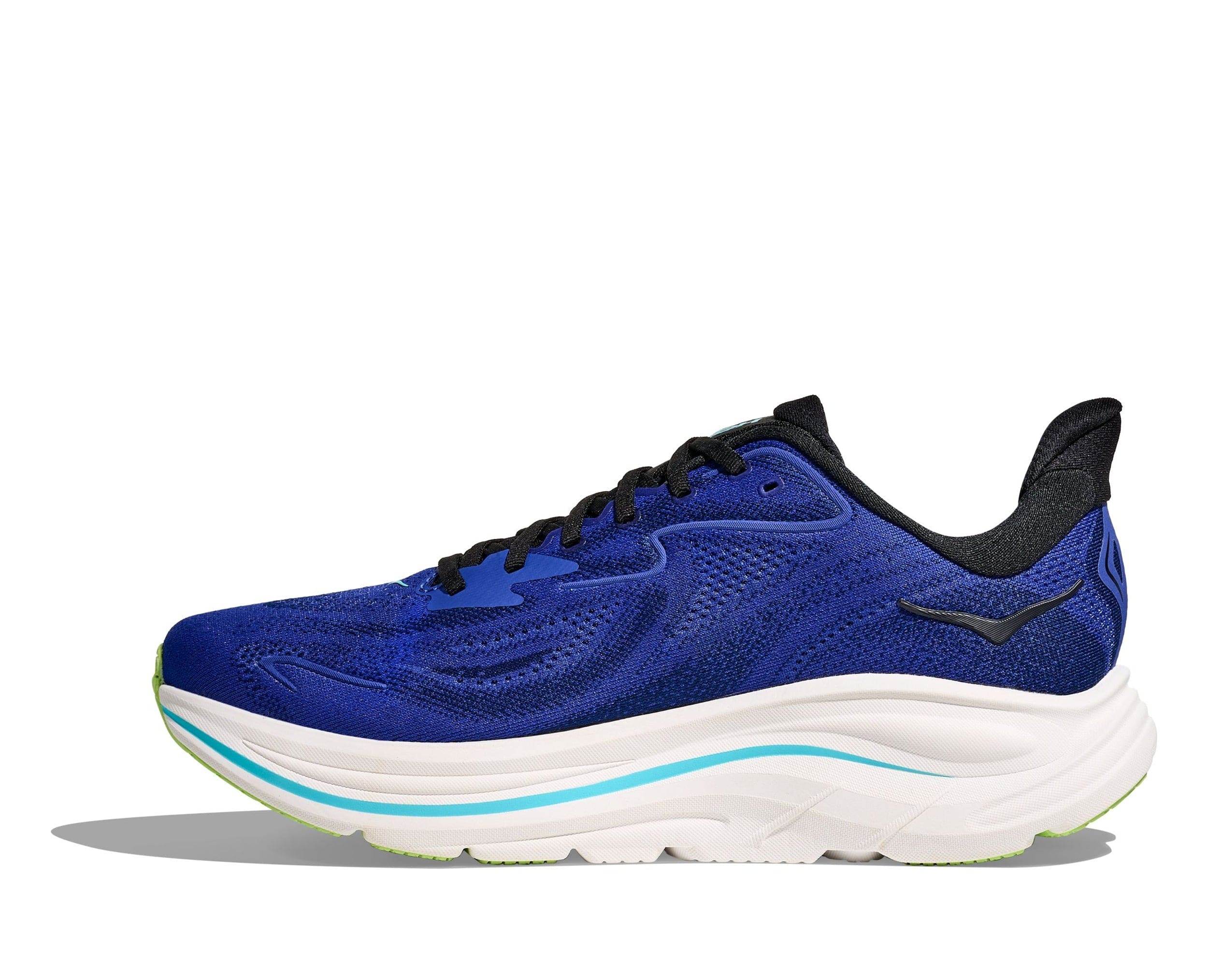 Hoka Men's Clifton 10 Running Shoes- Night Sky/ Midnight Blue - Image 3