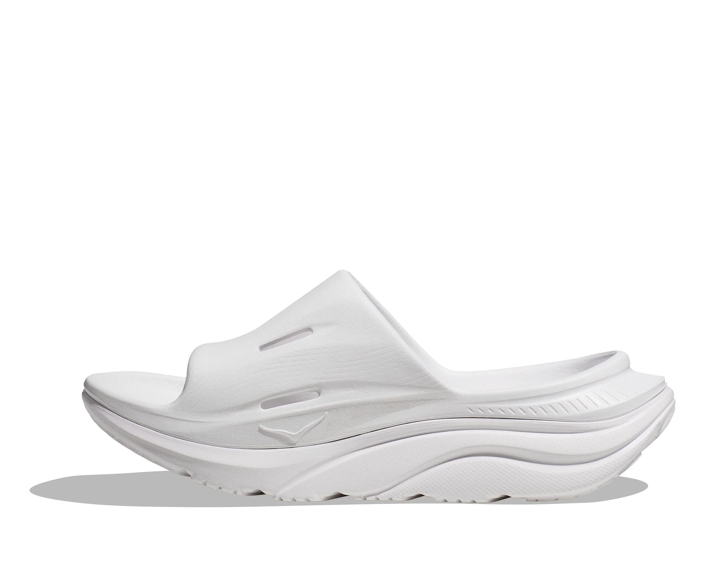 Hoka Unisex Ora Recovery Slides v3- White - Image 3