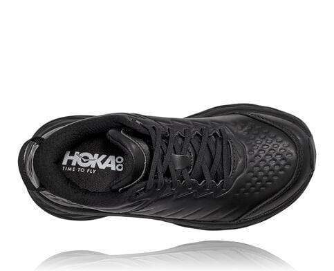 Hoka Women's Bondi Slip Resistant Shoes- Black - Image 5