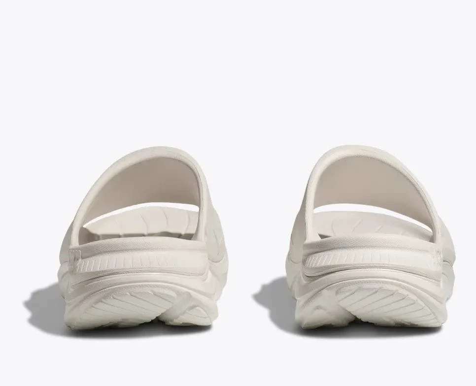 Hoka Unisex Ora Athletic Slides- White/ Black - Image 5