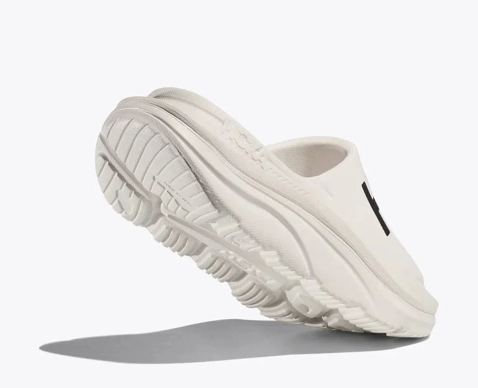Hoka Unisex Ora Athletic Slides- White/ Black - Image 6