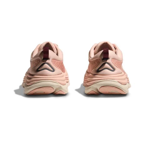 Hoka Women's Gaviota 5 Running Shoes- Rose Latte/ Rose Cream - Image 6