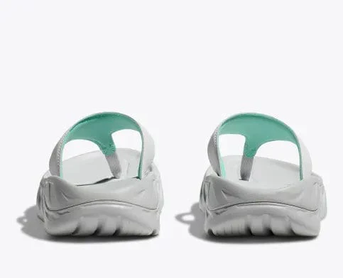 Hoka Women's Ora Recovery Flips- Grey/Seafoam - Image 3