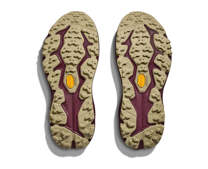 Hoka Women's Speedgoat 6 Trail Runners- Rouge/ Black Cherry - Image 6