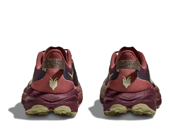 Hoka Women's Speedgoat 6 Trail Runners- Rouge/ Black Cherry - Image 7
