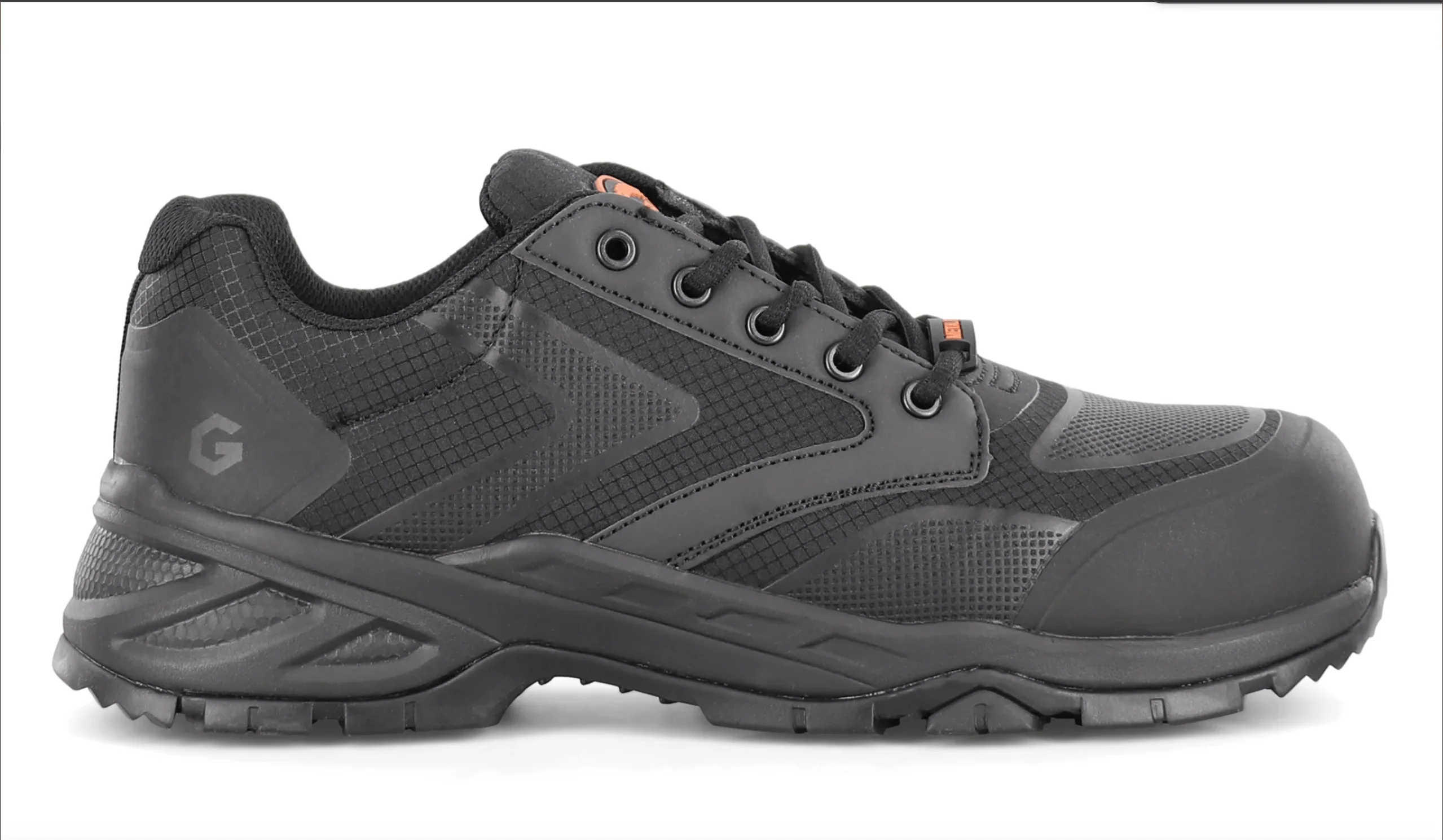 JB Goodhue Men's Rocket Lo CSA Work Shoes- Black Grey