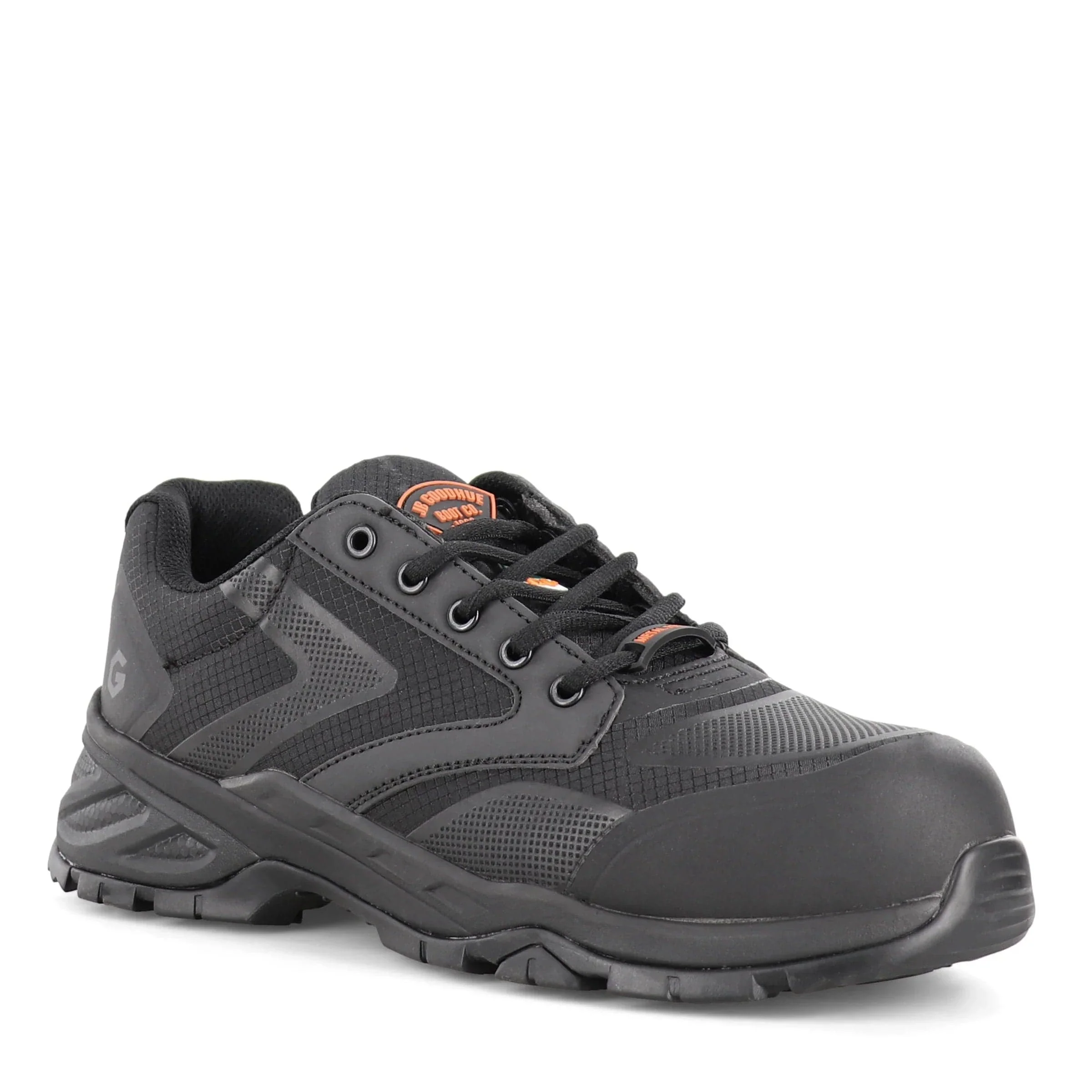 JB Goodhue Men's Rocket Lo CSA Work Shoes- Black Grey - Image 2