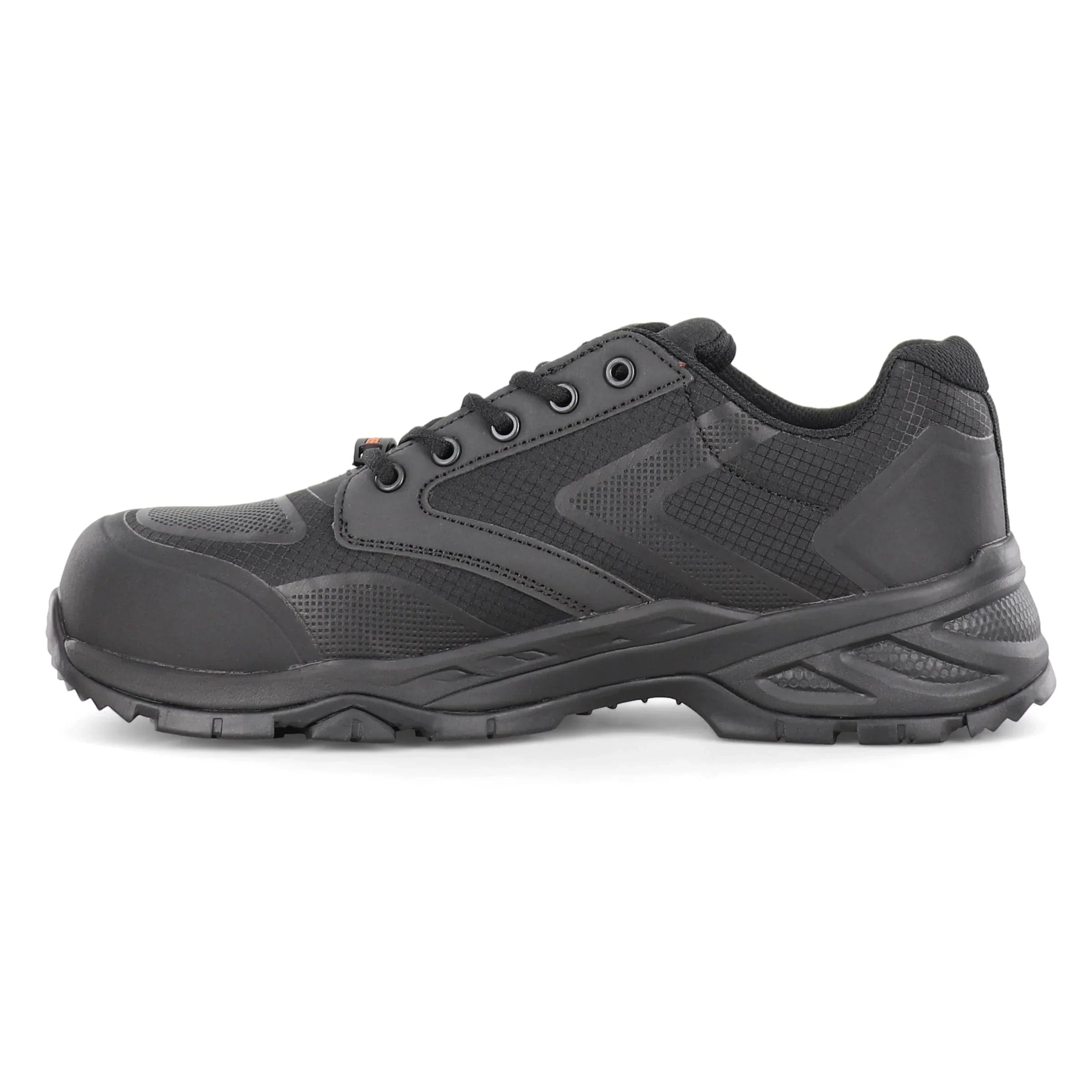 JB Goodhue Men's Rocket Lo CSA Work Shoes- Black Grey - Image 4