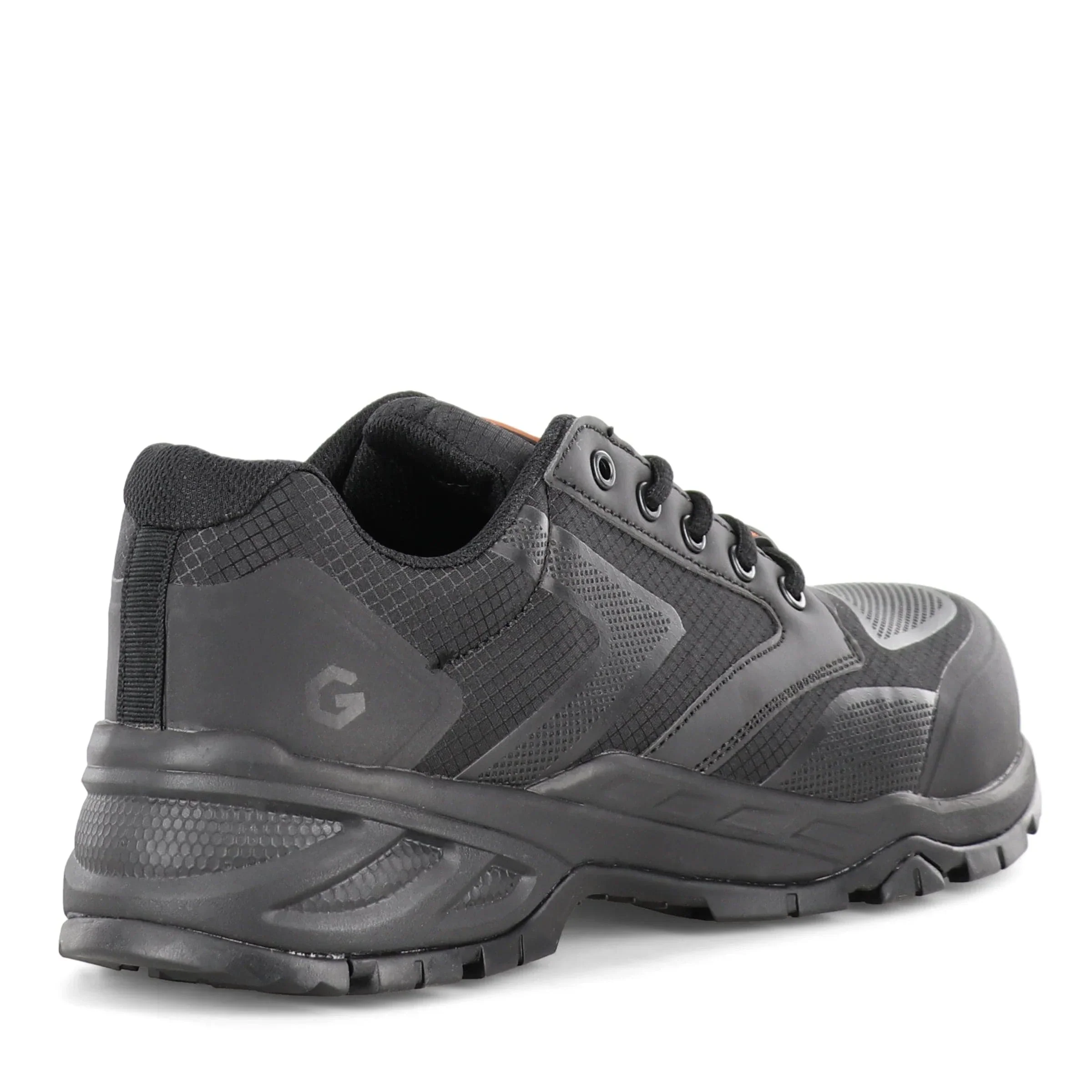 JB Goodhue Men's Rocket Lo CSA Work Shoes- Black Grey - Image 6