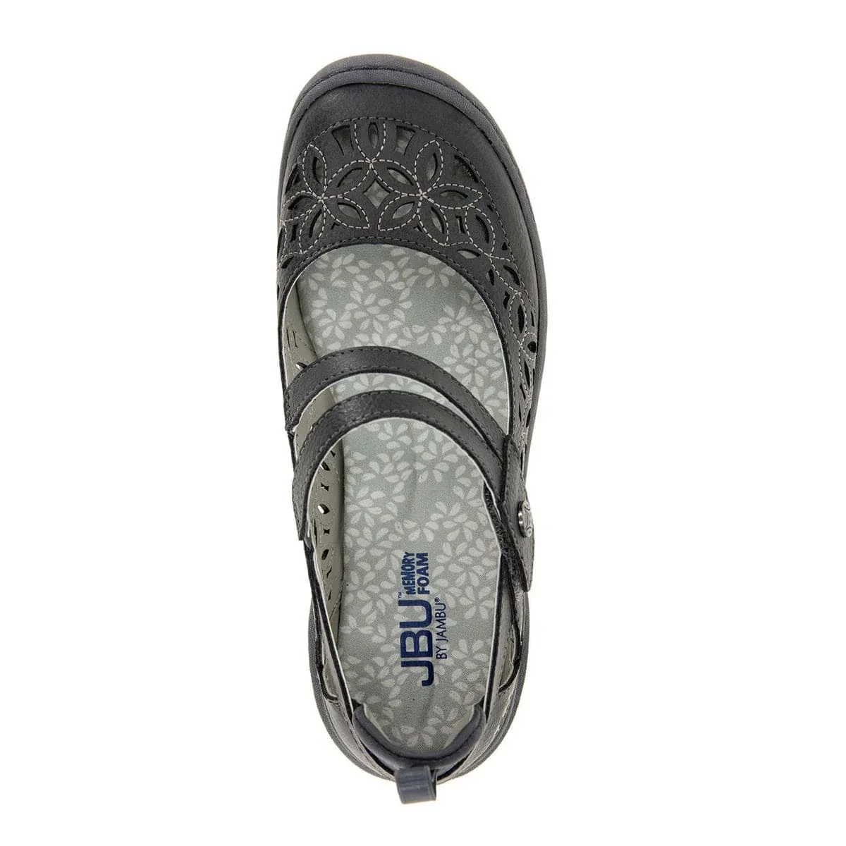 JBU Women's Bellerose Encore Mary Janes- Charcoal - Image 3
