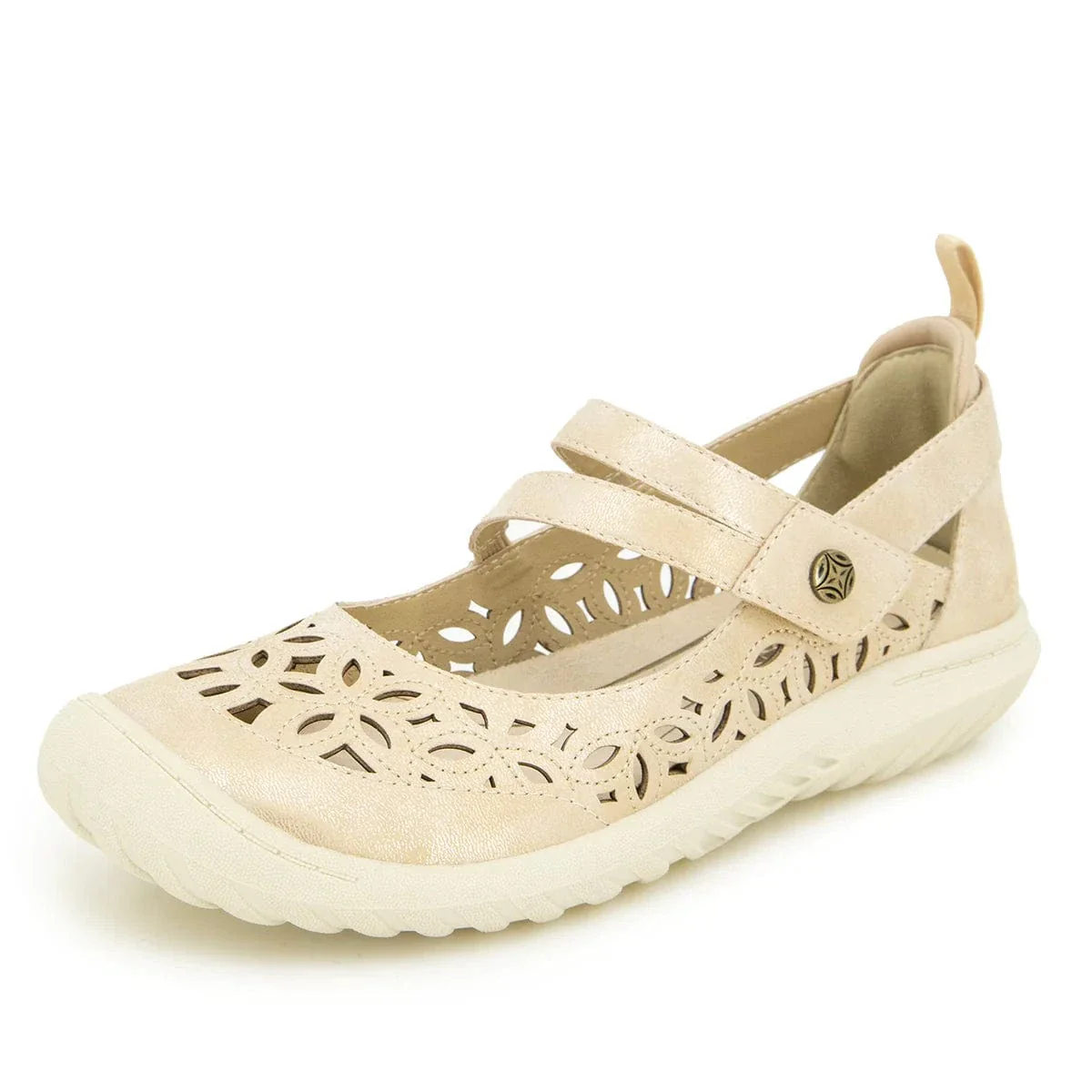 JBU Women's Bellerose Encore Mary Janes- Champagne - Image 2
