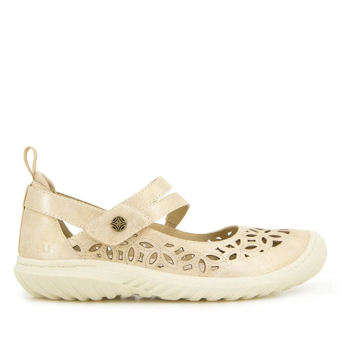 JBU Women's Bellerose Encore Mary Janes- Champagne - Image 3