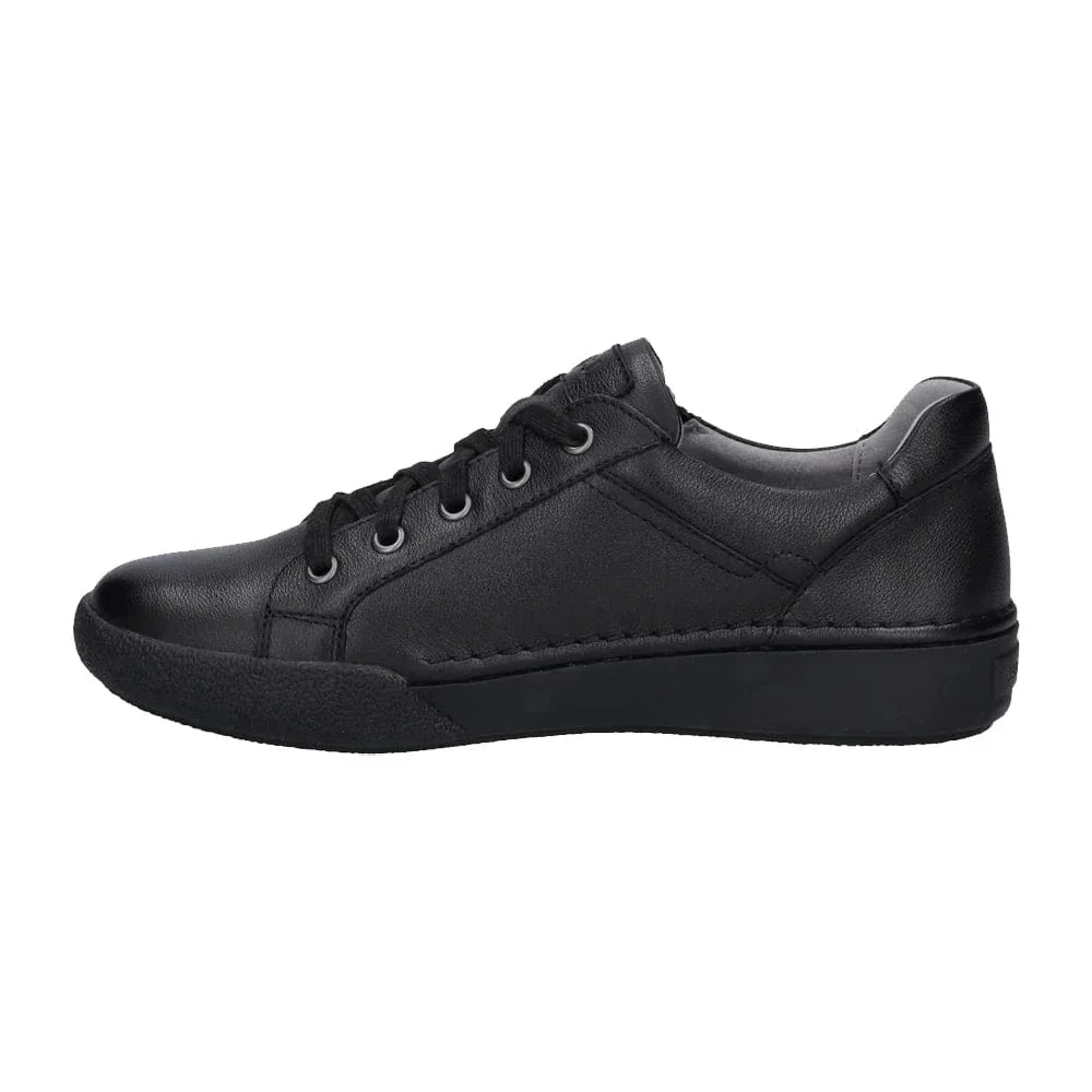 Josef Seibel Women's Claire 13 Lace & Zip Sneakers- All Black - Image 2