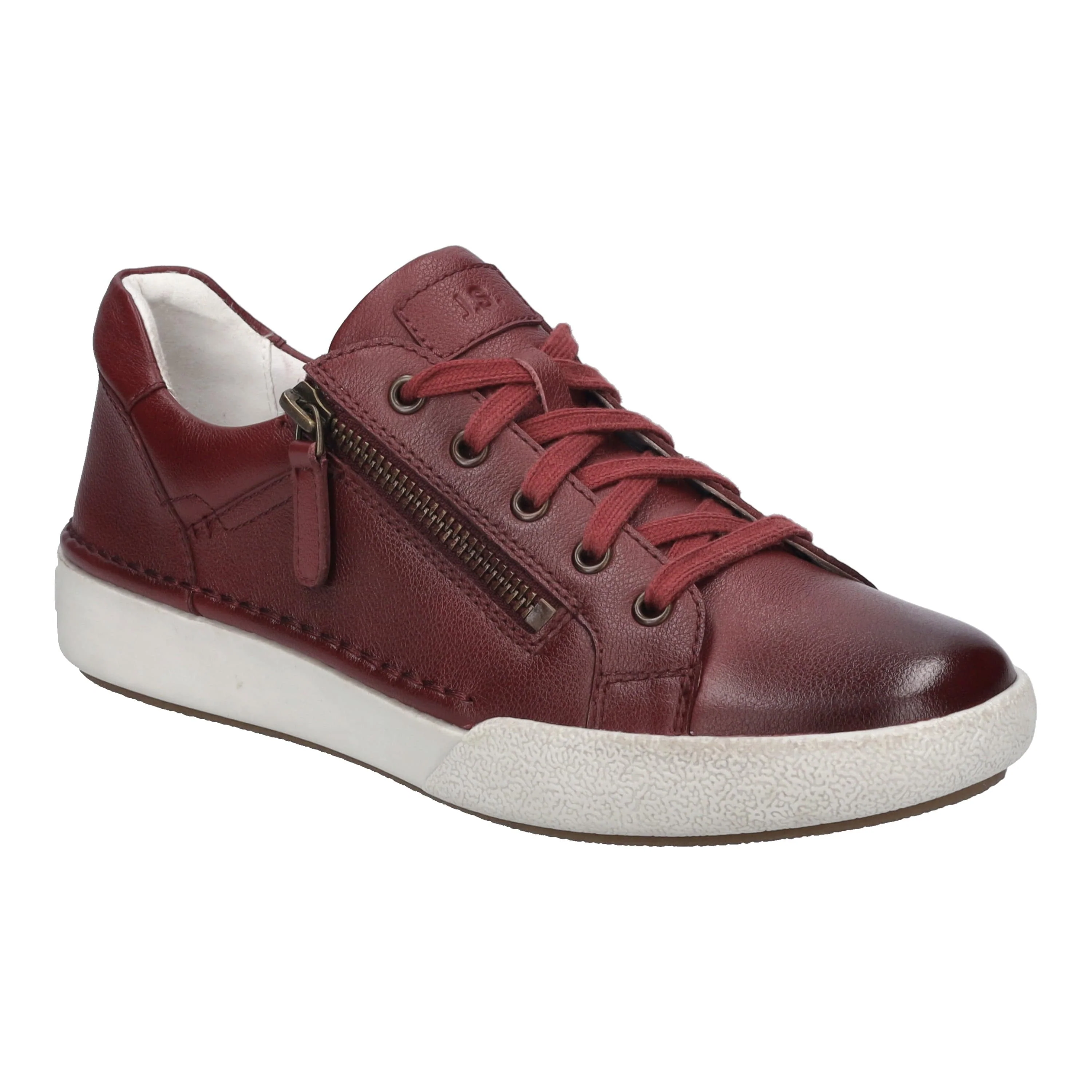 Josef Seibel Women's Claire 13 Lace & Zip Sneakers- Bordeaux - Image 2