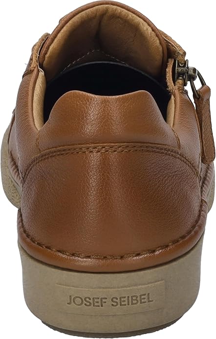 Josef Seibel Women's Claire 13 Lace & Zip Sneakers- Camel - Image 4