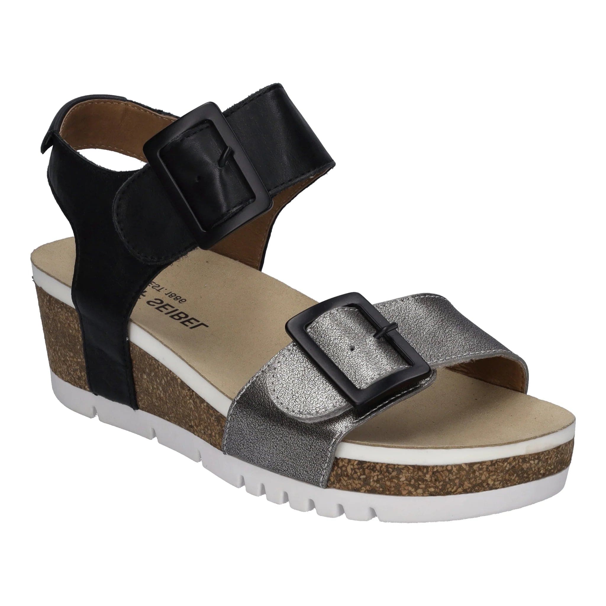Josef Seibel Women's Quinn 02 Sandals- Basalt Kombi - Image 2