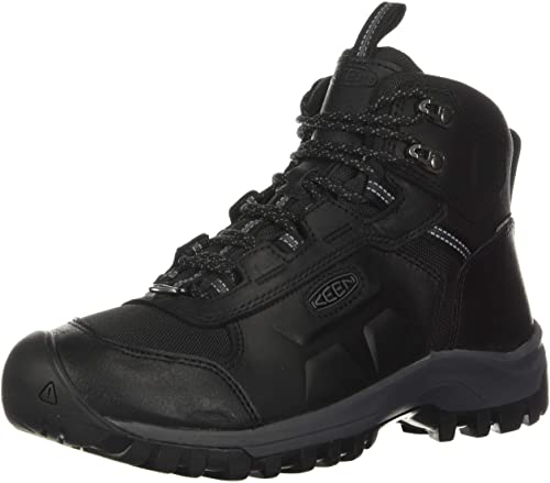Keen Men's Basin Ridge Mid Polar Waterproof Boots- Black/ Magnet - Image 4