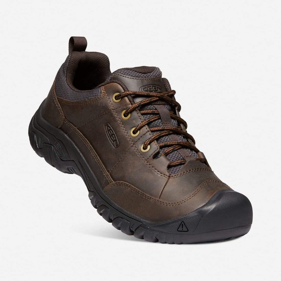 Keen Men's Targhee III Oxfords- Dark Earth/ Mulch - Image 2