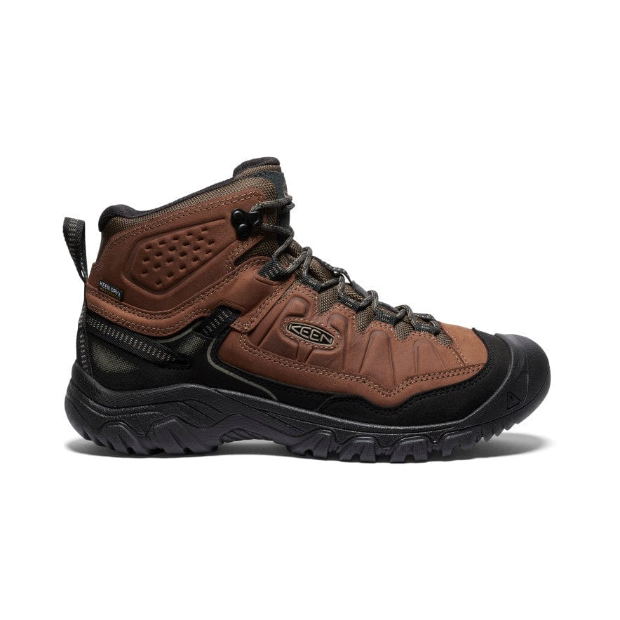 Keen Men's Targhee IV Mid Waterproof Hiking Boots- Bison/ Black