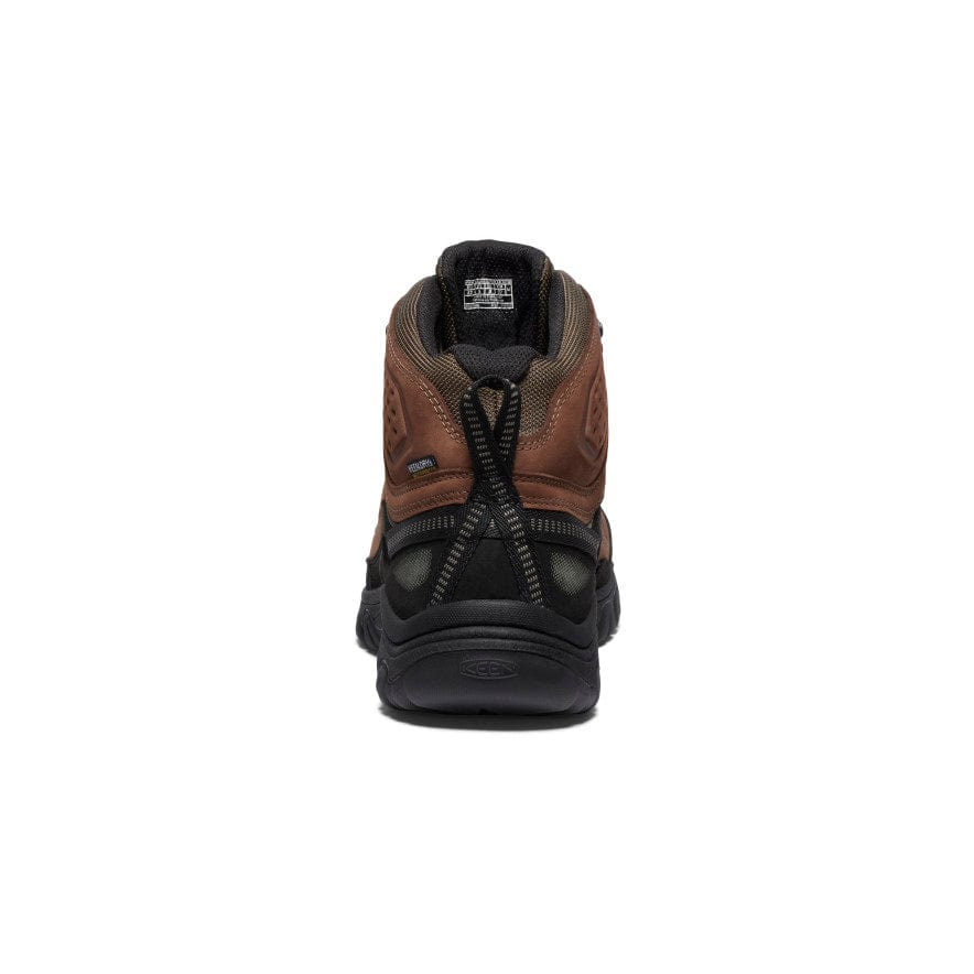 Keen Men's Targhee IV Mid Waterproof Hiking Boots- Bison/ Black - Image 4