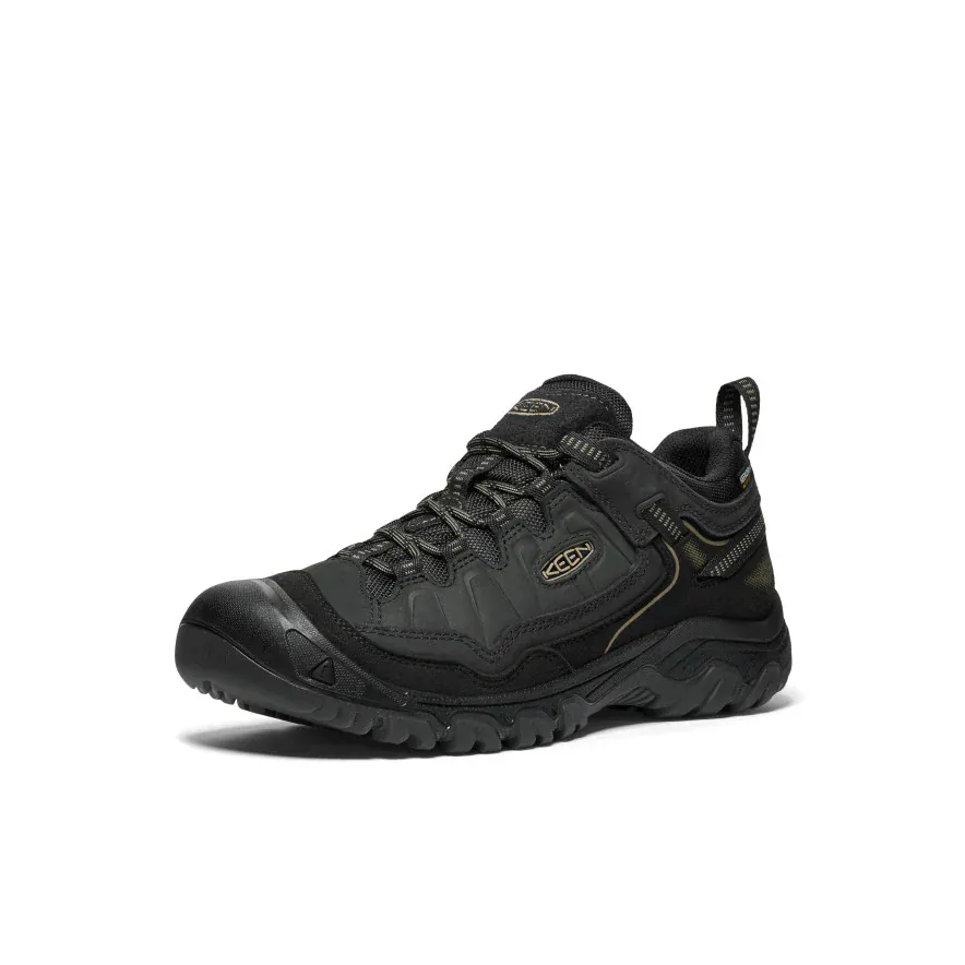 Keen Men's Targhee IV Waterproof Hiking Shoes- Triple Black - Image 2