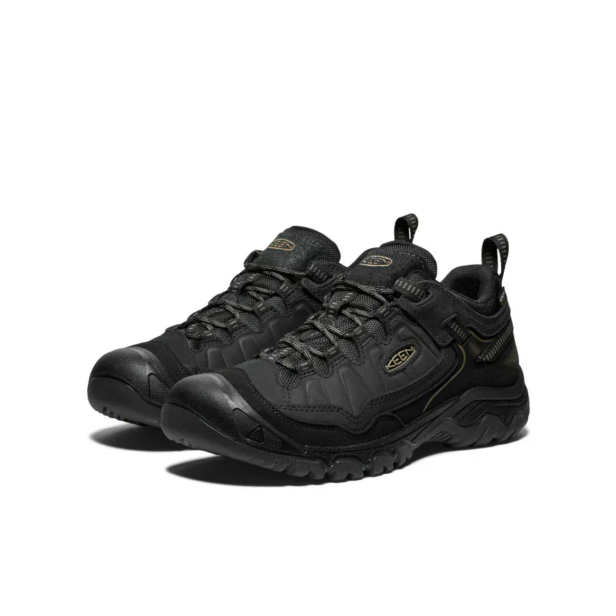 Keen Men's Targhee IV Waterproof Hiking Shoes- Triple Black - Image 3