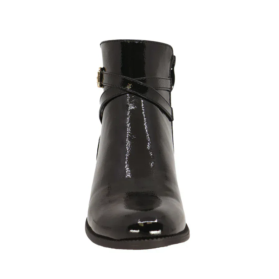 Lady Comfort Women's Becka 02 Low Boots- Black Patent - Image 2