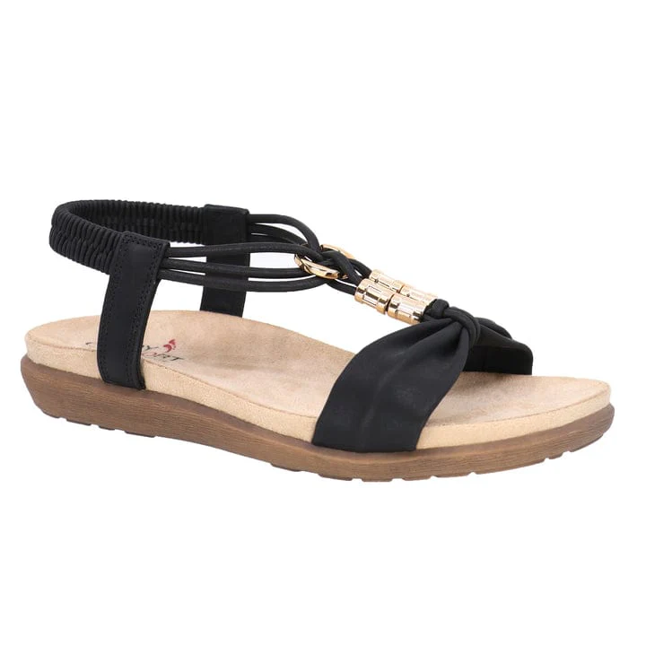 Lady Comfort Women's Brianna 03 Sandals- Black