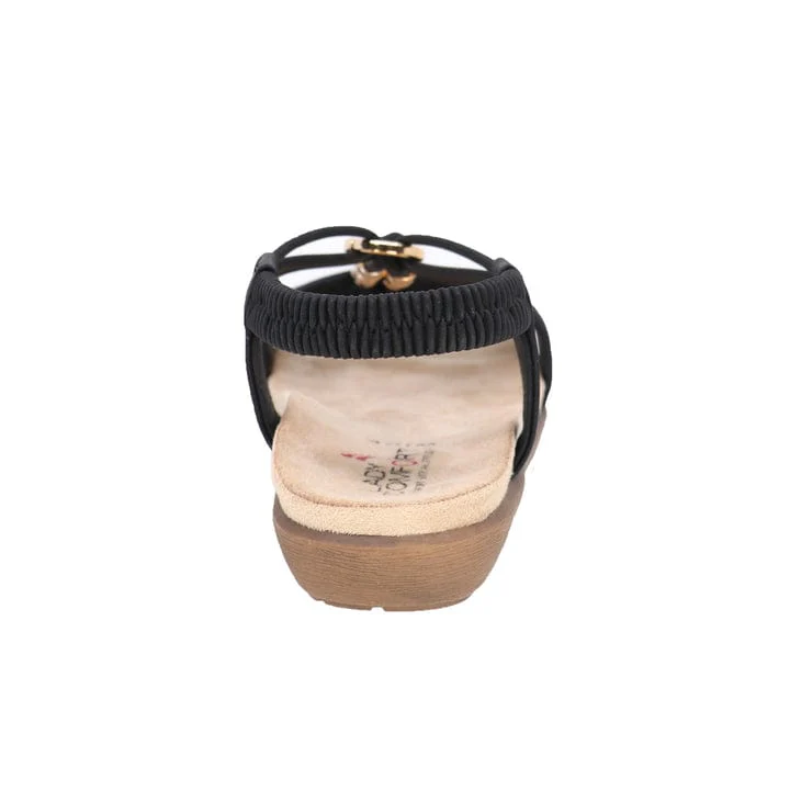 Lady Comfort Women's Brianna 03 Sandals- Black - Image 3