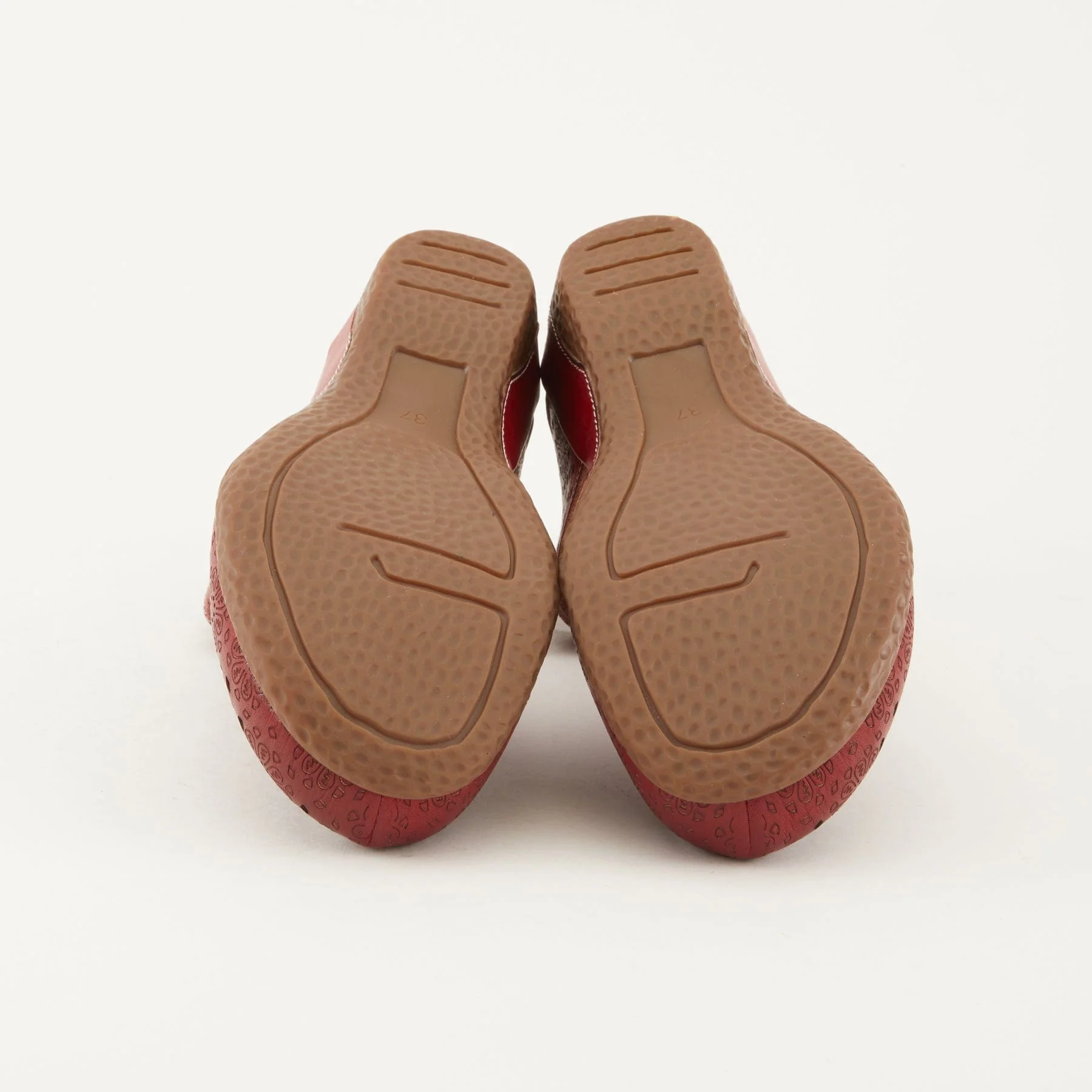 L'Artiste Women's Americana Wedge Sandals- Red - Image 4