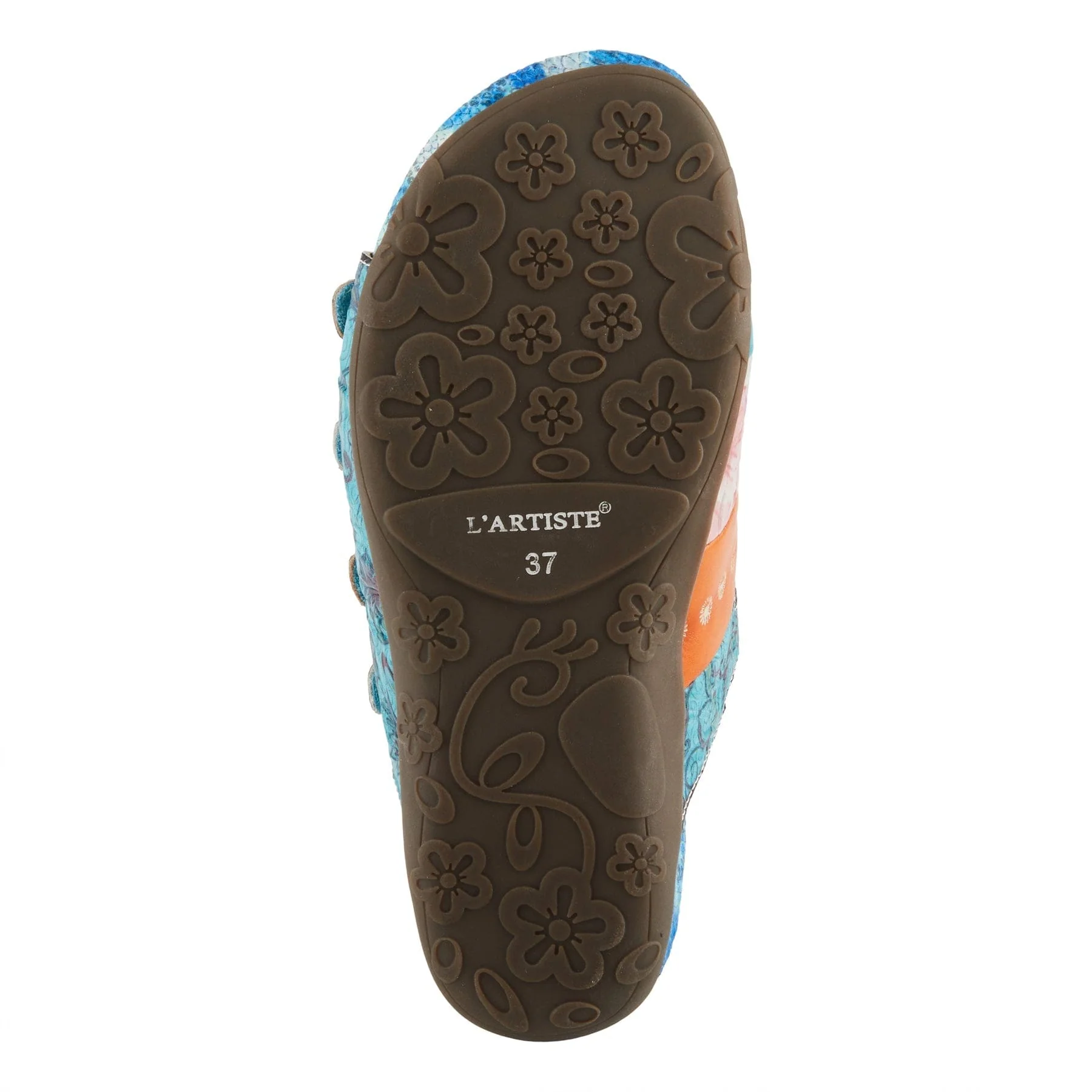 L'Artiste Women's Chaima Sandals- Turquoise Multi - Image 6