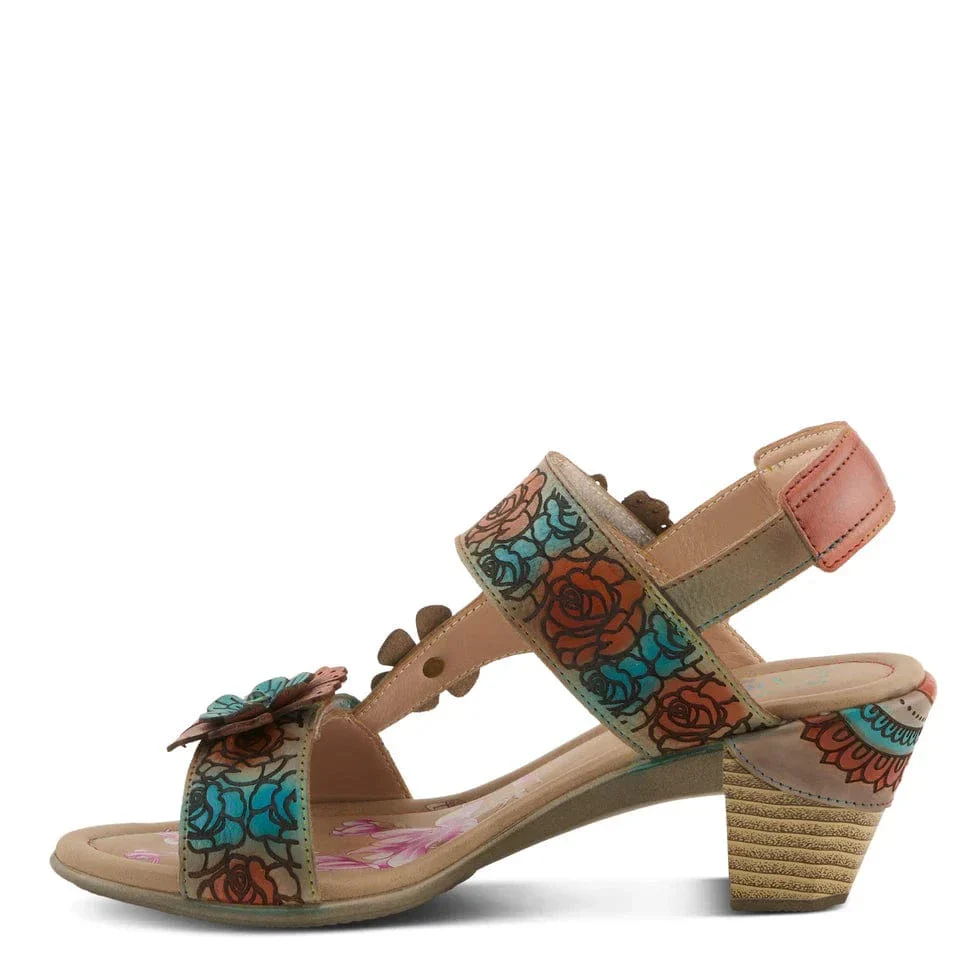 L'Artiste Women's Salira Heeled Sandals- Grey Multi - Image 2
