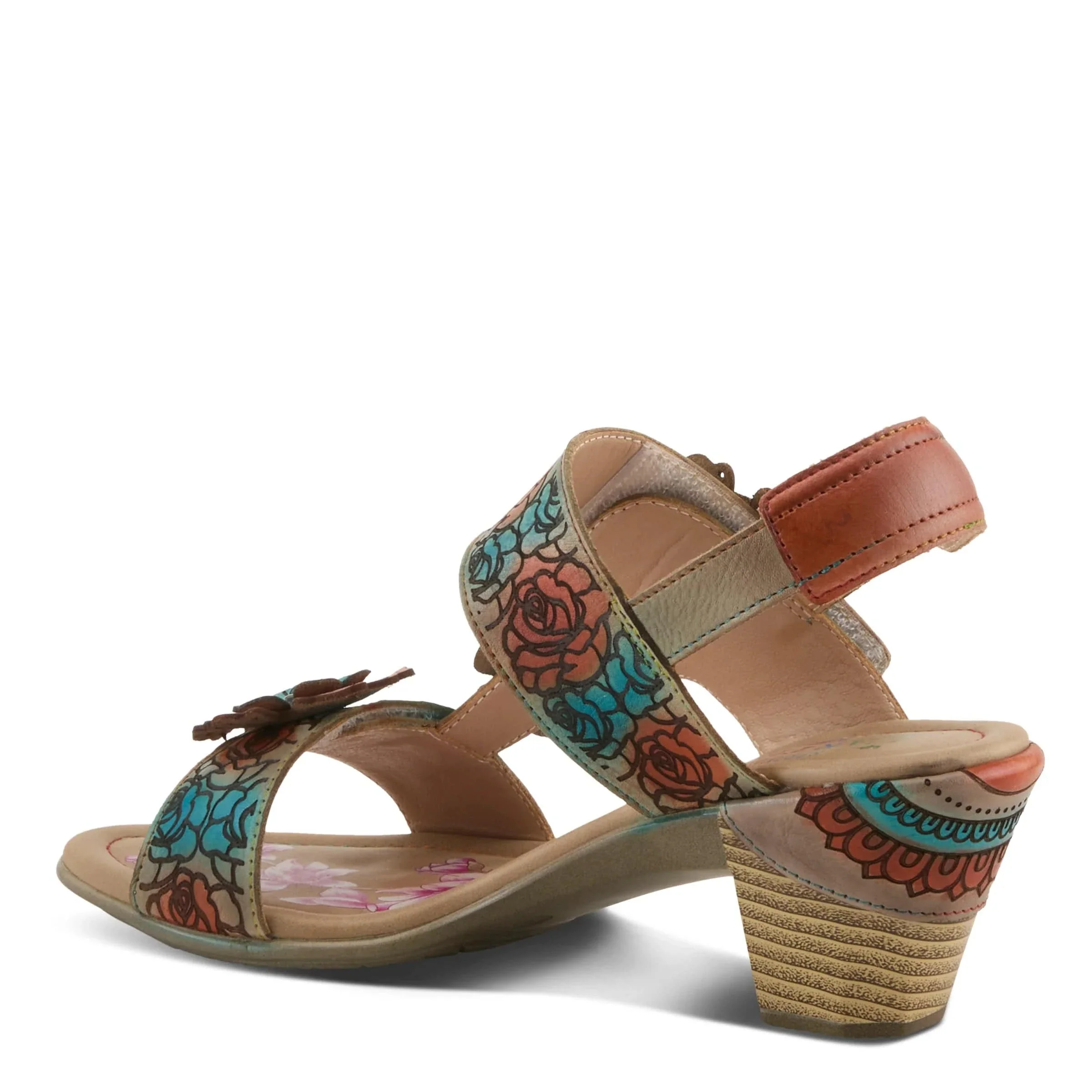 L'Artiste Women's Salira Heeled Sandals- Grey Multi - Image 6