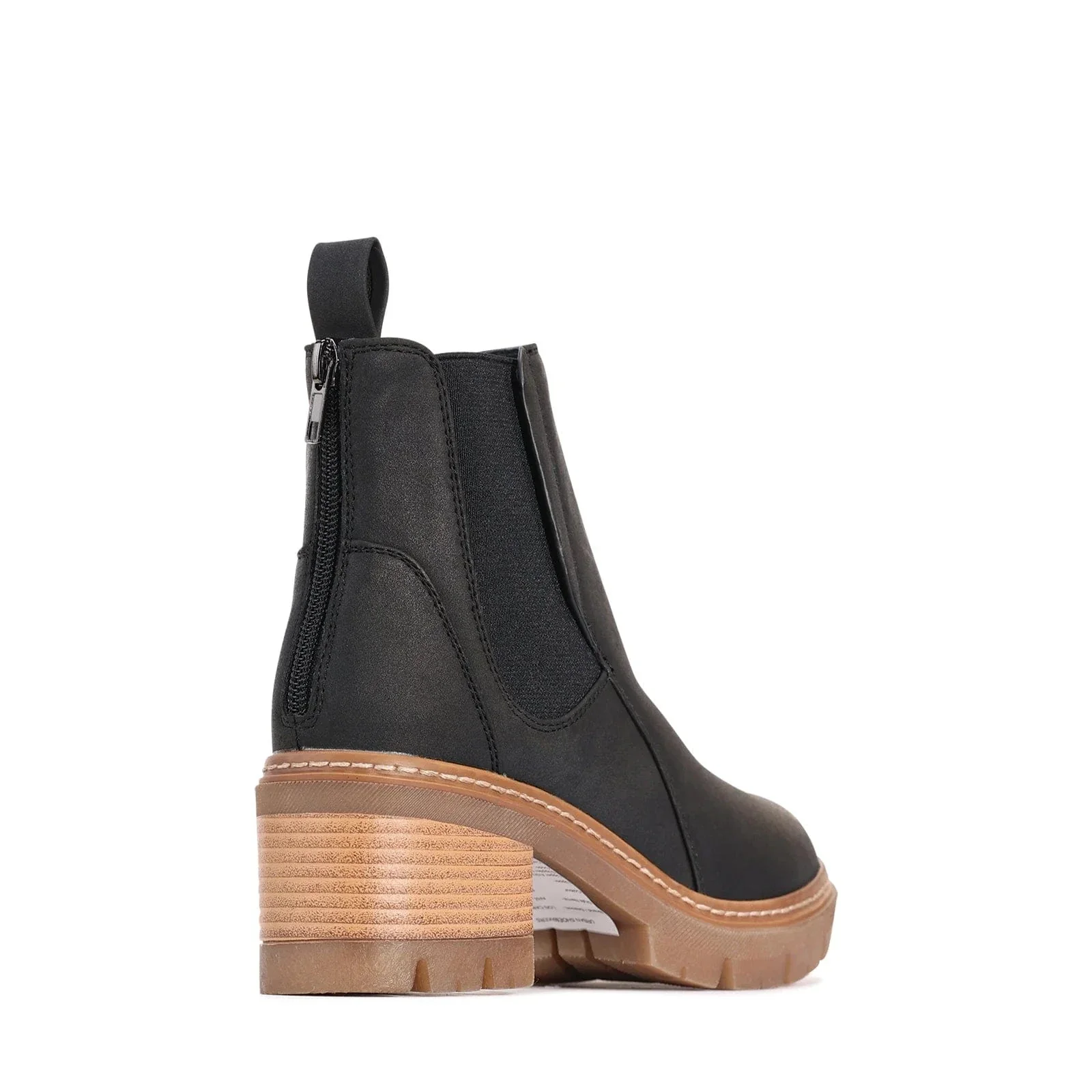 Los Cabos Women's Bita Heeled Chelsea Boots- Black - Image 3