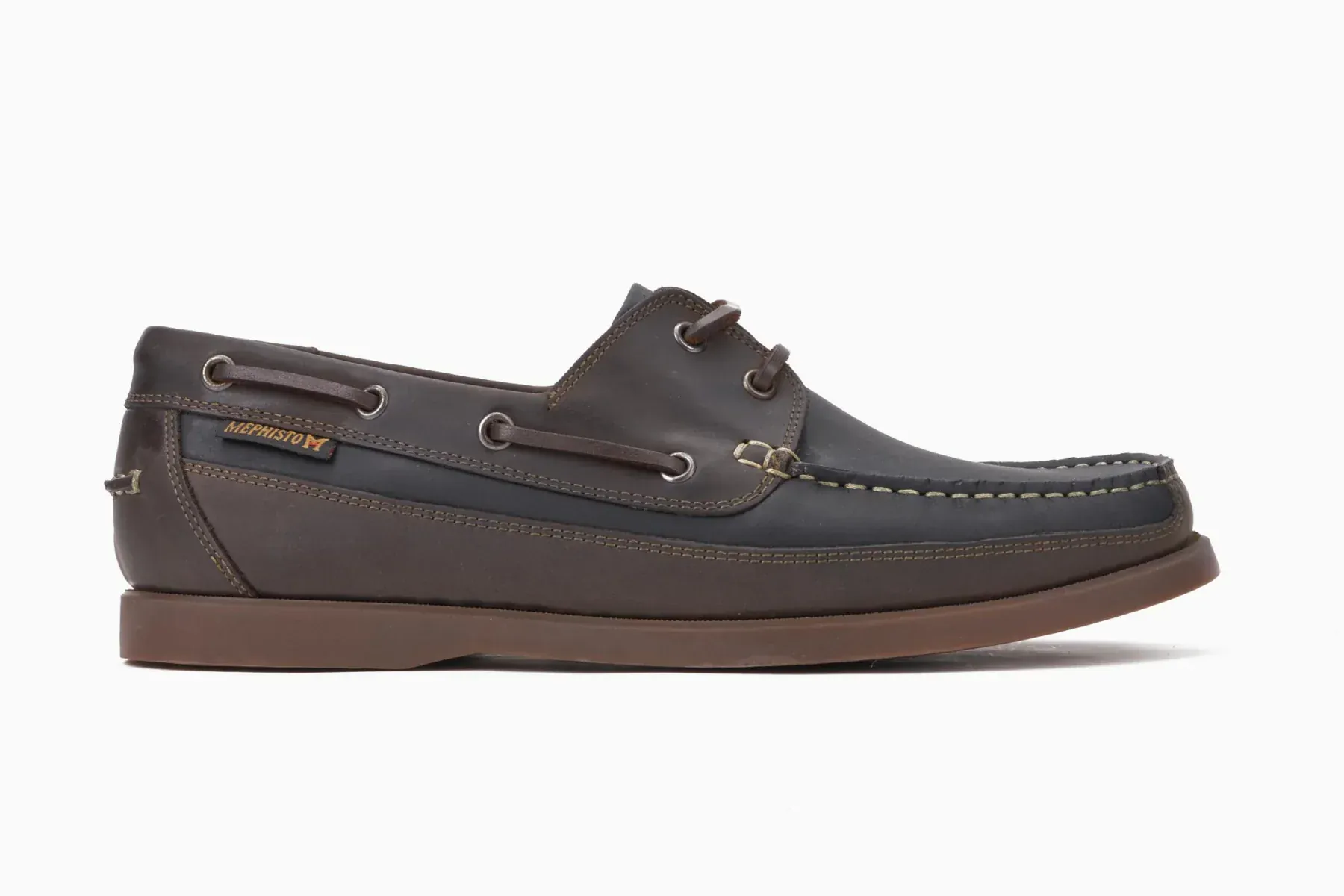 Mephisto Men's Boating Lace Loafer- Black