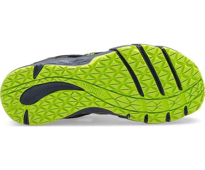 Merrell Kids Hydro Choprock Sandals- Black/ Lime - Image 3