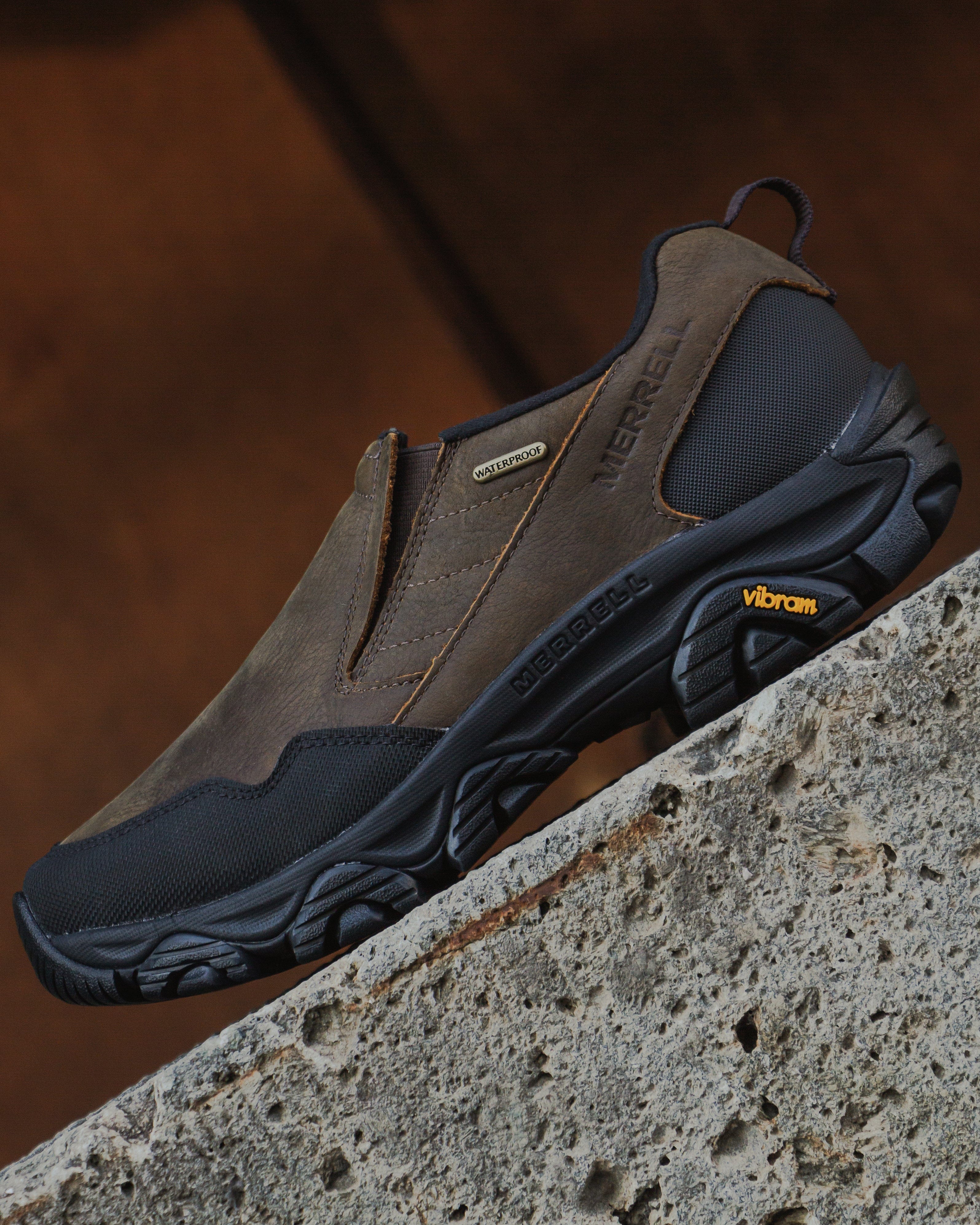 Merrell Men's Coldpack 3 Thermo Moc Waterproof Slip Ons- Earth - Image 6