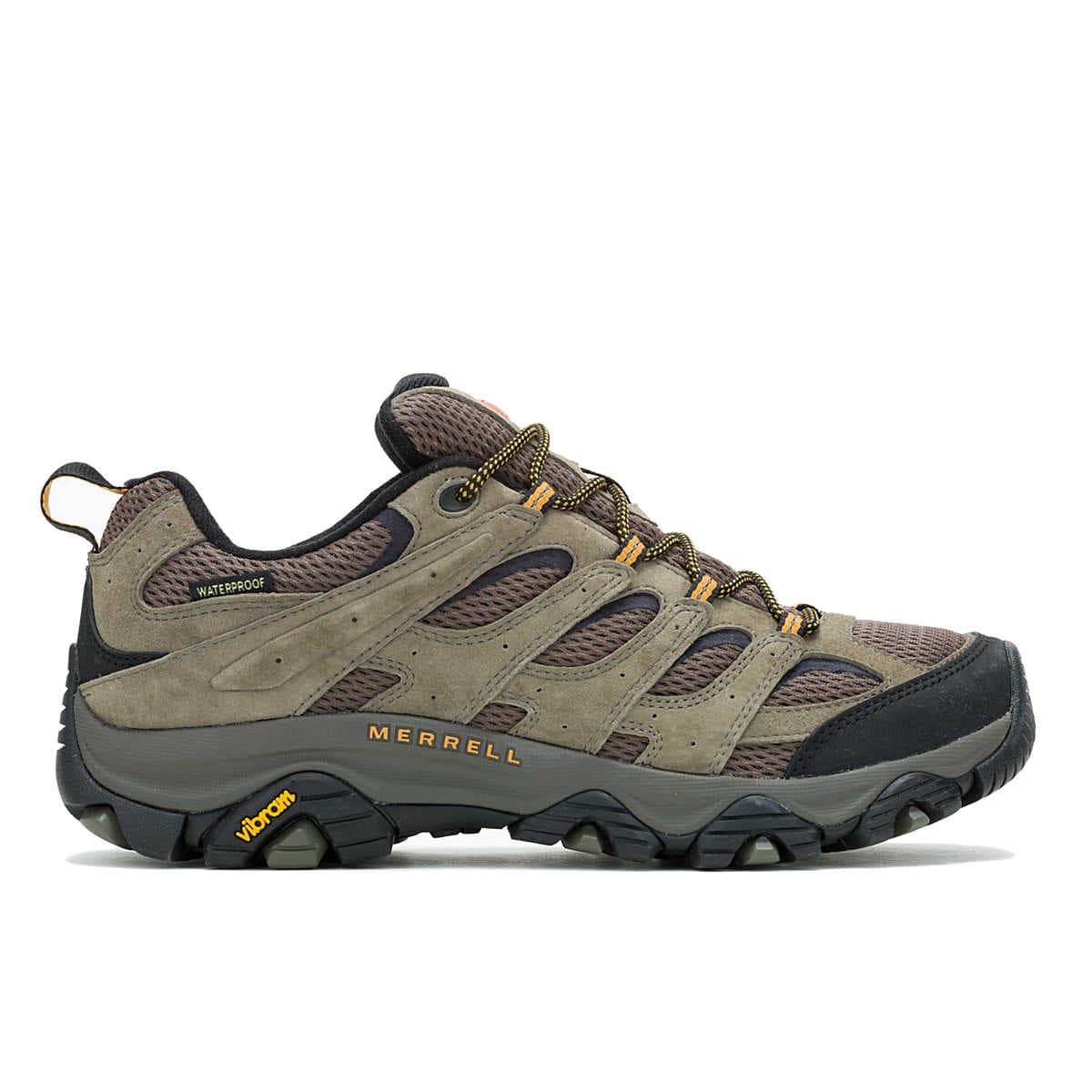 Merrell Men's Moab 3 Waterproof Hiking Shoes- Walnut