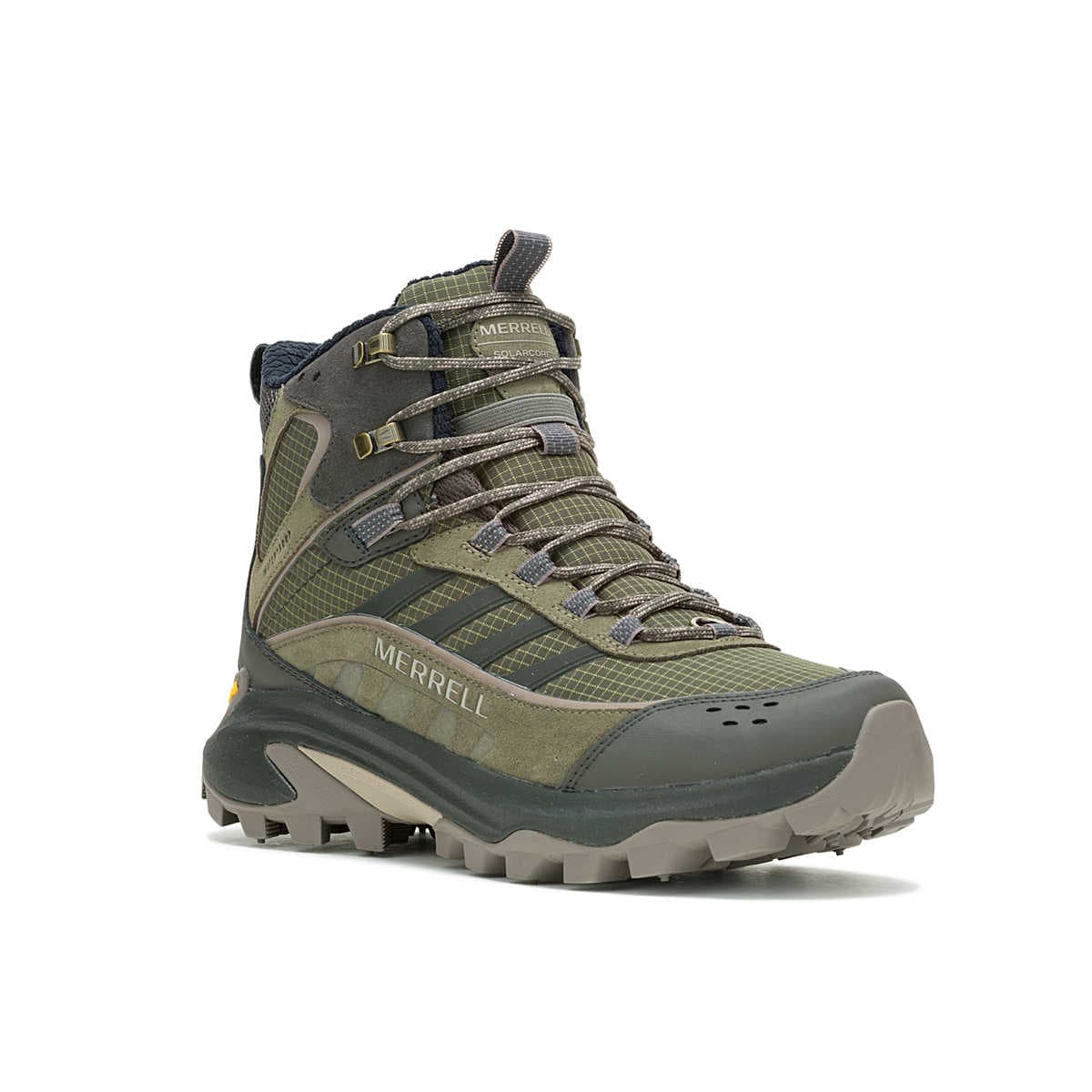 Merrell Men's Moab Speed 2 Thermo Mid Waterproof Winter Boots- Olive - Image 2