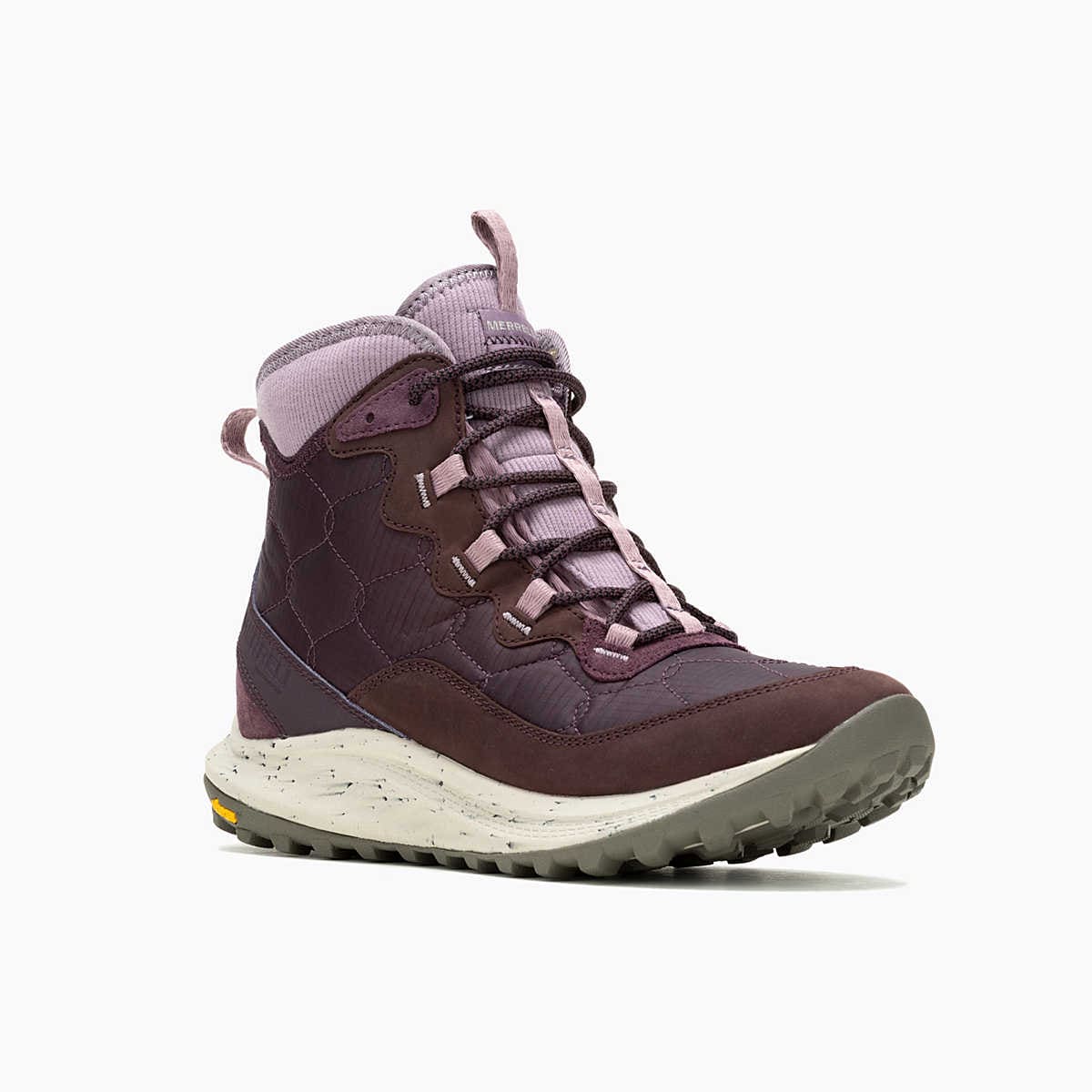 Merrell Women's Antora 3 Thermo Mid Waterproof Boots- Burgundy - Image 2