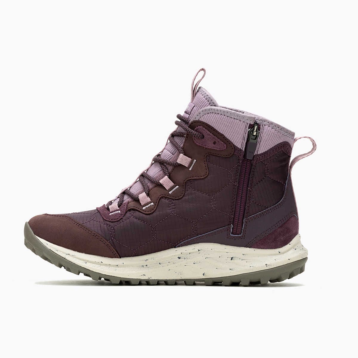 Merrell Women's Antora 3 Thermo Mid Waterproof Boots- Burgundy - Image 3