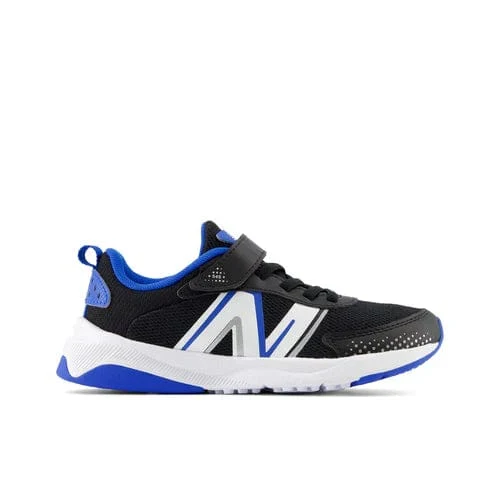 New Balance Kids Dynasoft 545 Bungee Lace Running Shoes- Blue/ Black