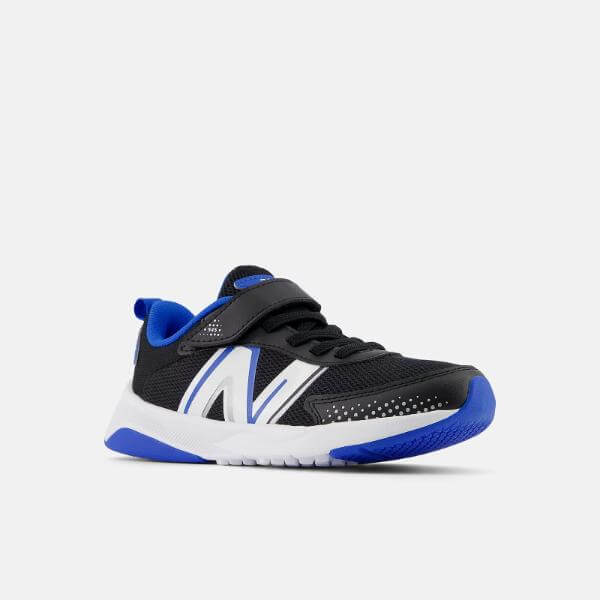 New Balance Kids Dynasoft 545 Bungee Lace Running Shoes- Blue/ Black - Image 2