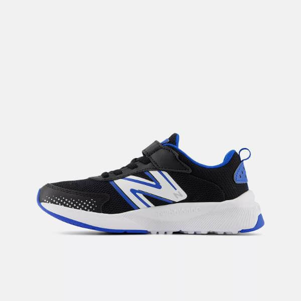 New Balance Kids Dynasoft 545 Bungee Lace Running Shoes- Blue/ Black - Image 3