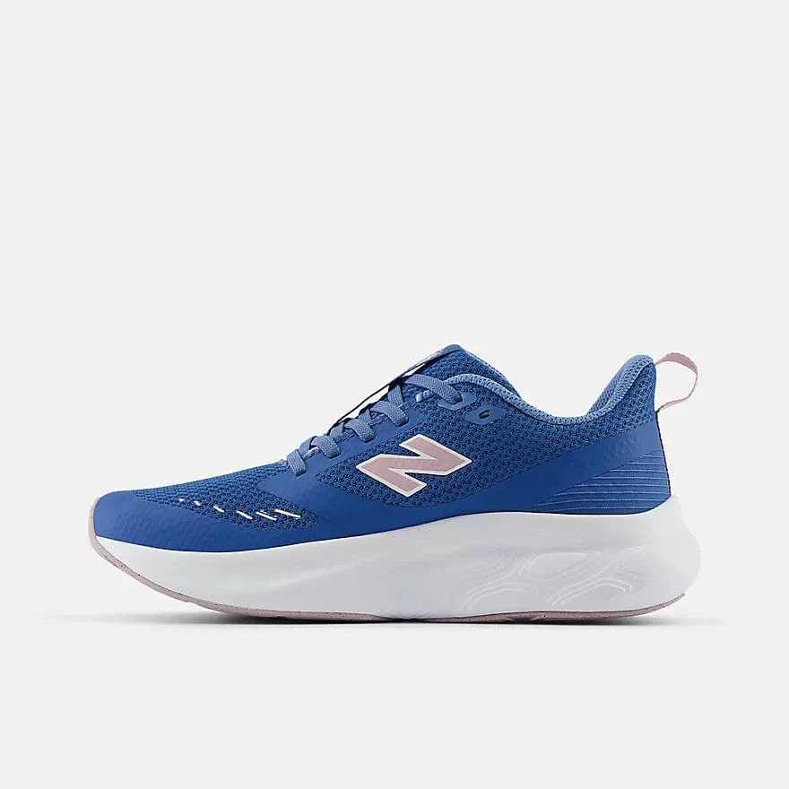 New Balance Kids Fresh Foam 625 Running Shoes- Blue/ Pink - Image 3