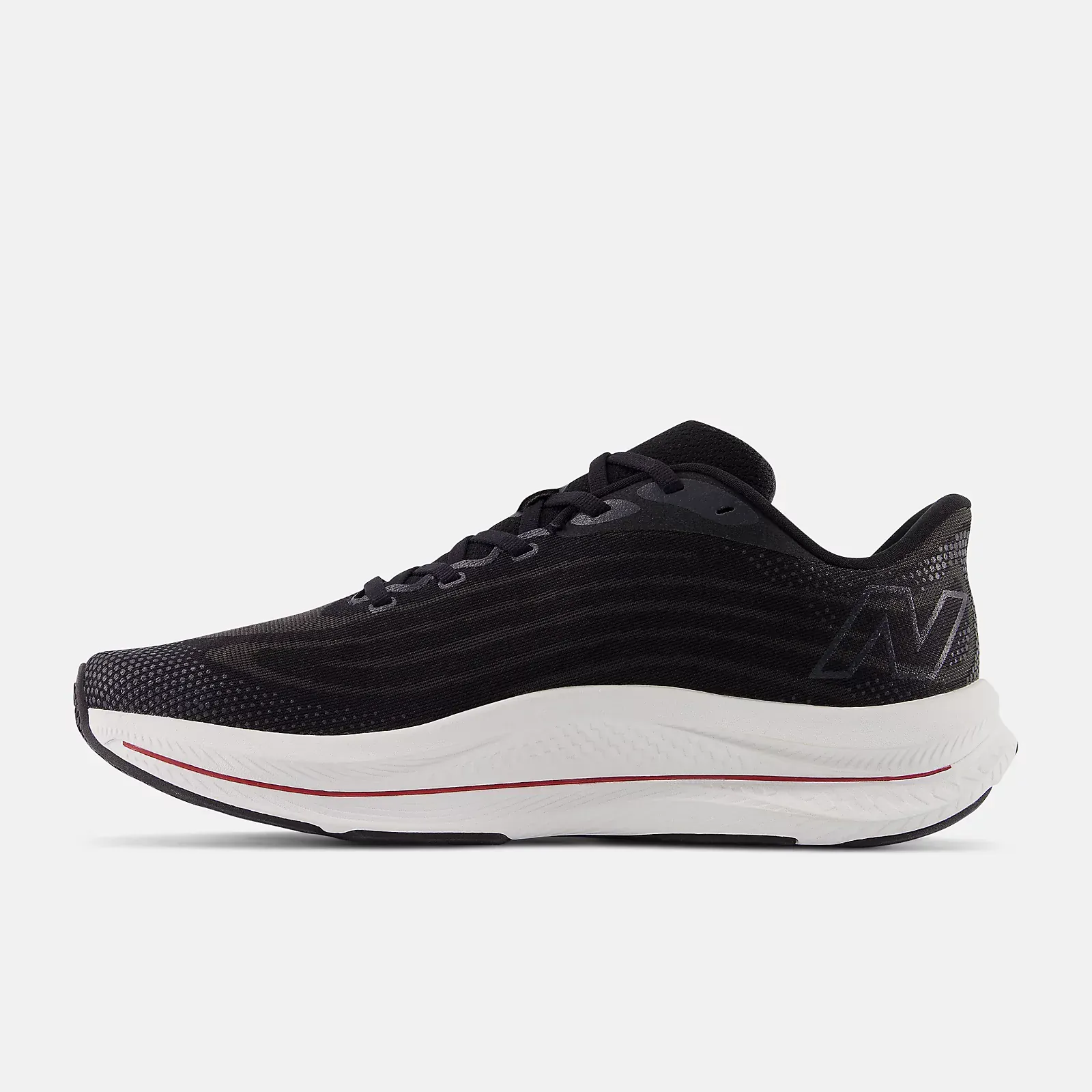 New Balance Men's Fuel Cell Walker Elite- Black/Red - Image 3