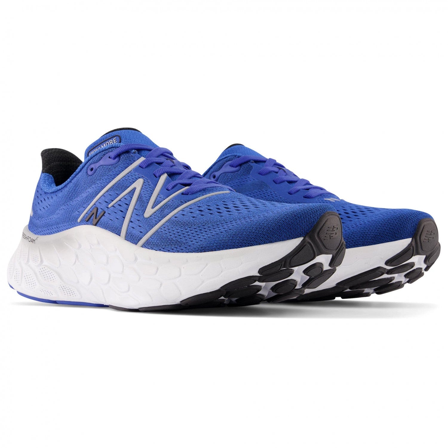 New Balance Men's More Foam v4 Running Shoes- Blue - Image 5